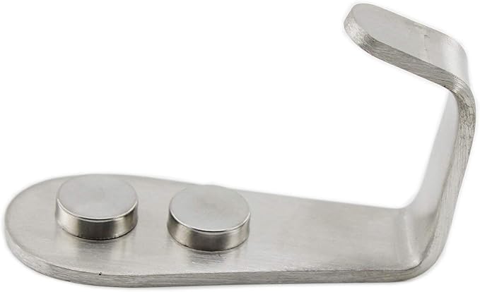 Stainless Steel Coat Hooks, Heavy Duty Metal Hangers for Hanging Towels, Keys, Hats - Kitchen & Bathroom Wall Mounted Indoor/Outdoor Hooks with Installation Screws - 8 Pack