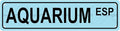 AQUARIUM ESP Space Metal Tin Street Sign Bar Cafe Garage Cave Home Room Wall Bathroom Farmhouse Garden Porch Patio Decor, 16 x 4 Inch