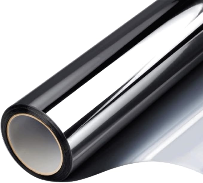Nano Ceramic Window Tint Film for Cars - 2 Ply Scratch Resistant with Heat Control and UV/IR Rejection (5% VLT, 60inx100ft), OWFCR-10006