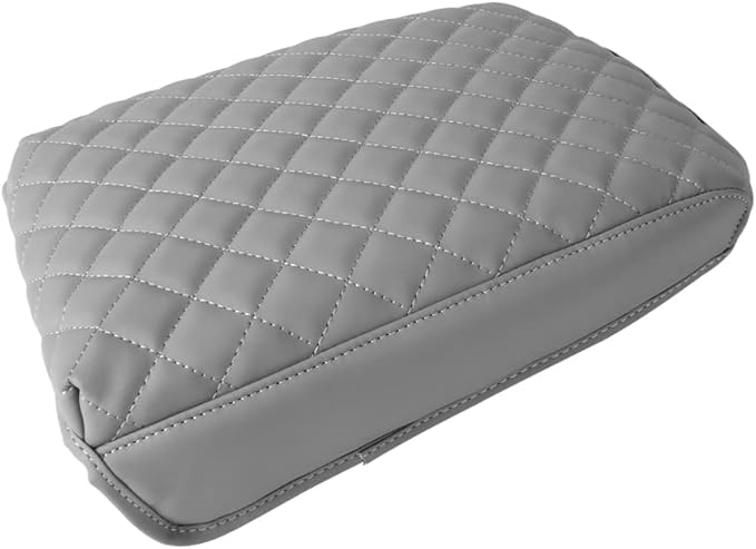 sportuli Center Console Cover Anti-Scratch Leather Armrest Cushion Compatible with 2020 2021 2022 2023 2024 Kia Telluride accessories (Gray)