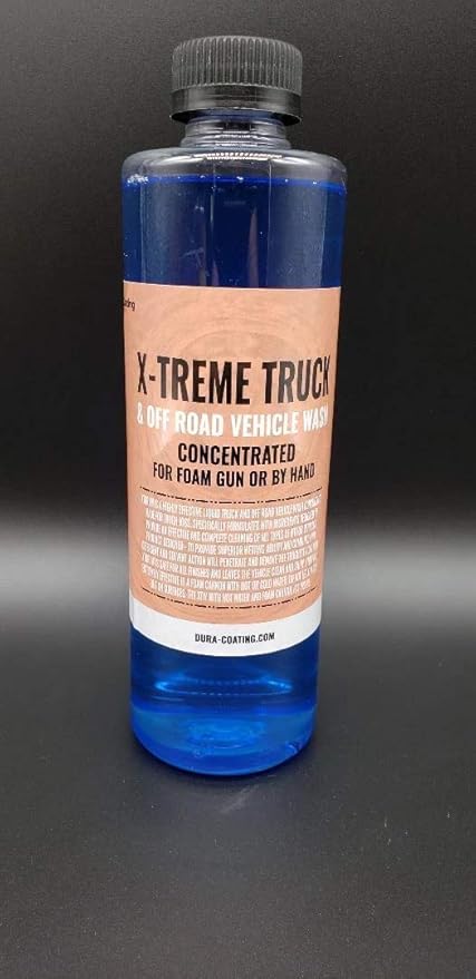 Dura Coating X-treme Truck Wash Concentrate & Off Road Vehicle Wash - Foaming Car Wash for truck and Motor Vehicles - Car Wash Soap for Effortless Shine - Made in the USA (1 Gallon)