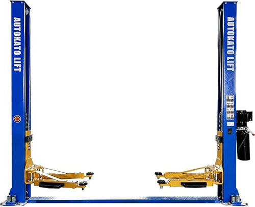 10000lbs 2 Post Lift AK-H105 Two Post Car Lift Automotive Lift with Floor Plate 36 Months Part Replacements (H105)