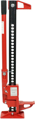 Multi-Functional Lift Jack, Farm Jack Heavy Duty Off Road, for Tractor, Truck, SUV, ATV, UTV, Off Road Accessories, Durable 3 Ton with Wide Base & Ratcheting Mechanism