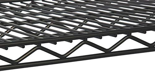 Omega 24" Deep x 42" Wide x 54" High 3 Tier Black Starter Shelving Unit