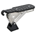 Nilight Car Door Step Universal Aluminum Latch Step for Car Roof Access Portable Folding Car Door Latch Hook Step Multi-Adjustable Both Feet Stand Pedal Max Load 500 Lbs for Truck SUV Vehicles, Black