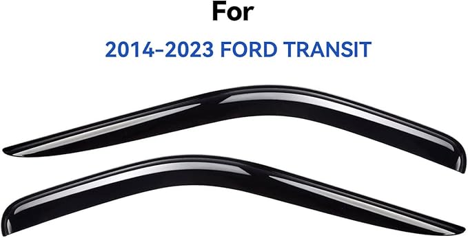 Window Visors Rain Guards Shield for Ford Transit 2014-2025, Out-Channel Window Vent Wind Deflectors Visors Shades for 14-25 Transit