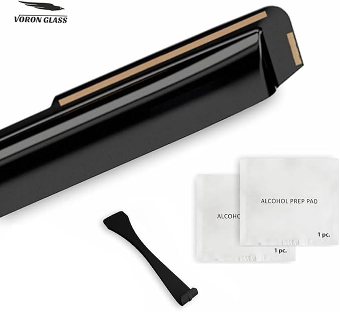 Voron Glass in-Channel Extra Durable Rain Guards for Toyota Highlander 2020-2025, Window Deflectors, Vent Window Visors, 4 Pieces - 200443