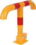 Parking Post and Base With Lock, T Shaped Parking Blocker Barriers Post Parking Blocker Parking Space Blocker, T-Type Parking Lock Personal Garage Driveway Barrier Safety Parking Barrier Traffic Pole
