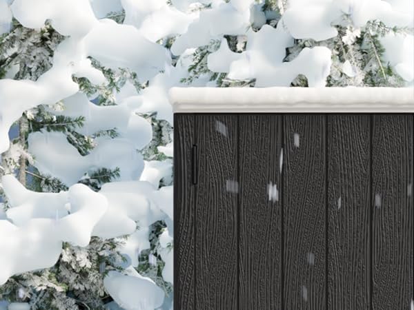 37Cu.ft Outdoor Storage Shed Waterproof,Horizontal Outdoor Storage Cabinet for Patio & Garden Shed, Garage, Pool Storage.