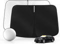 Windshield Sun Shade for Kia Optima 2016-2020 Foldable Sunshade Custom Fit Front Window Car Interior Accessories Protector Blocks UV Rays
