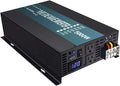 WZRELB 5000W High Efficiency Solar Power Inverter Off Grid 12V DC Voltage Converter Pure Sine Wave Dual 120V AC Outlets