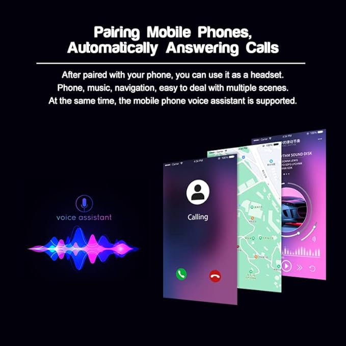 MIMIRACLE V4 Plus Motorcycle Helmet Bluetooth Intercom Headset, Up to 4 Riders 1500M IP65 Waterproof Motorbike Communication System for Skiing/ATV/Off Road -4 Pack