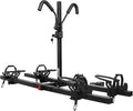 Ebike Racks for Tow Hitch with Lock, 2 Bike Rack for Car Truck SUV RV Trailer, Hitch Bike Rack for Fat Tire, Mountain Bikes, Electric Bikes, EMTB and Standard Bicycles - 200 lbs Capacity