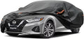 Kayme 7 Layers Car Cover Custom Fit for Nissan Maxima (1988-2025) Waterproof All Weather for Automobiles, Outdoor Full Cover Rain Sun UV Protection.Black