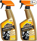 Armor All Car Leather Cleaner Spray, Beeswax Leather Care Spray for Cars, Trucks, Motorcycles, 16 Oz Each (Pack of 2)