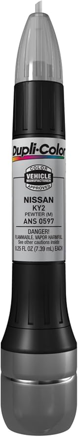 Dupli-Color ANS0597 Scratch Fix All-In-1 Exact-Match Automotive Touch-Up Paint – Nissan Pewter – 0.25 oz. Paint Pen