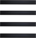 Slat Wall Paneling Garage Tool Organizer Wall Mount 48"L x6"H, 4 Pack, Black Slatwall Panels Garage Wall Organizer Heavy Duty, Easy Installation, Garage Storage and Organization Max Load 1300 LB