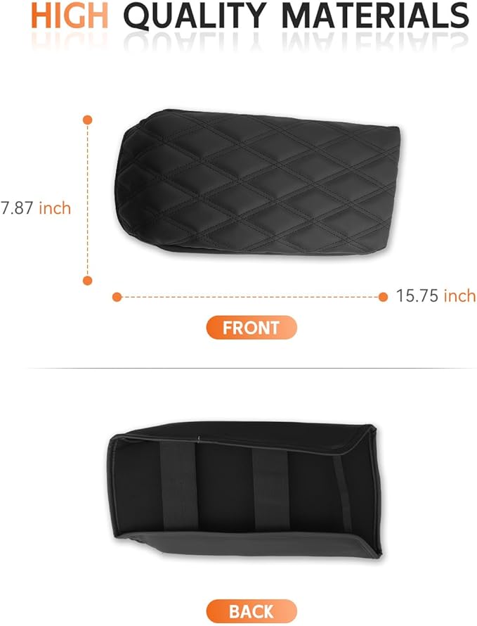 CDEFG for Chevrolet Equinox 2025 2026 Center Console Cover Armrest Box Cover for Chevy Equinox (LT, RS, Activ) Accessories Arm Rest Protector NOT for Equinox EV