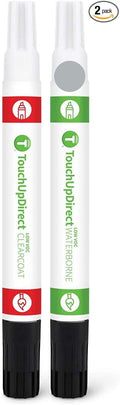 TouchUpDirect 1J9 Celestial Silver Metallic Compatible with Toyota Exact Match Touch Up Paint Combo - Essential Kit