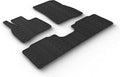 Gledring USA Custom Fit All-Weather Rubber Floor Mats Intended for Mercedes Benz EQS (V297) 2022-2025, No Trimming Required, Tailored Custom Fit, Protects from Rain, Mud, & Snow