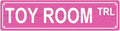 TOY ROOM TRL Space Metal Tin Street Sign Bar Cafe Garage Cave Home Room Wall Bathroom Farmhouse Garden Porch Patio Decor, 16 x 4 Inch