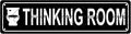 THINKING ROOM Space Metal Tin Street Sign Bar Cafe Garage Cave Home Room Wall Bathroom Farmhouse Garden Porch Patio Decor, 16 x 4 Inch