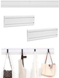 Garage Tool Organizer Wall Mount Slat Wall Paneling Yard Tool Storage for Garage, Bike Storage Rack