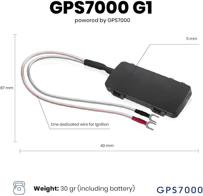 GPS7000-4G Hidden GPS Tracker for Vehicles | 2 Years of Service Included | Easy Self-Installation | After The 2 Years Included in The Service, You can Choose to Subscribe | No Hidden Fees