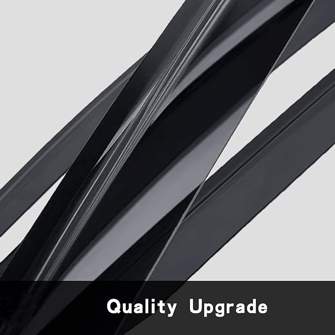 Side Window Wind Vent Deflector, 2pcs Out-Channel Tape-On Sun Rain Guards Set, Dark Smoke Nice Window Visor fit for 1996-2000 Honda Civic 2-Door Coupe 92602