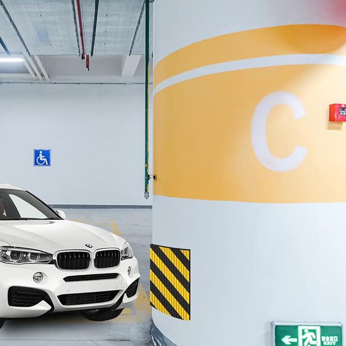 GUEQUITLEX Garage Wall Protector Foam Wall Corner Guard for Parking Garages - Wall Edge Protector Protect Your Car - Garage Wall - Wall Corner Edge and Bumpers Corner Guards