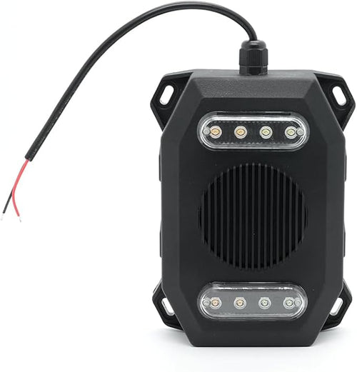 102dB Reversing Backup Alarm & Light Warning System – 12-24V Beep Sound Safety Alert for Vehicles