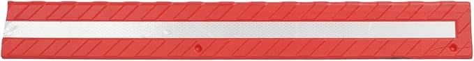 Garage Wall Protector Rubber Wall Corner Guard for Parking Garages, 80cm Long Wall Corner Protector (Red)