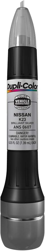 Dupli-Color ANS0607 Scratch Fix All-In-1 Exact-Match Automotive Touch-Up Paint – Nissan Brilliant Silver – 0.25 oz. Paint Pen