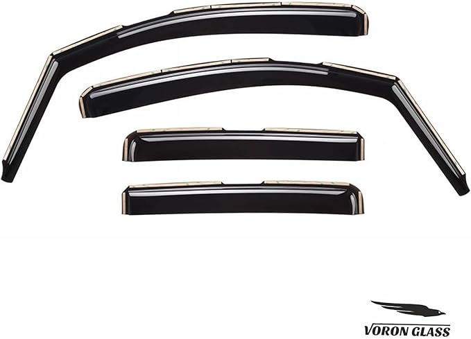 Voron Glass in-Channel Extra Durable Rain Guards for Buick Encore 2013-2022, Window Deflectors, Vent Window Visors, 4 Pieces - 200279