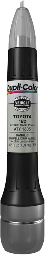 Dupli-Color ATY1605 Scratch Fix All-In-1 Exact-Match Automotive Touch-Up Paint – Toyota Antique Sage Pearl – 0.25 oz. Paint Pen, 0.5 Fl Oz (Pack of 1)
