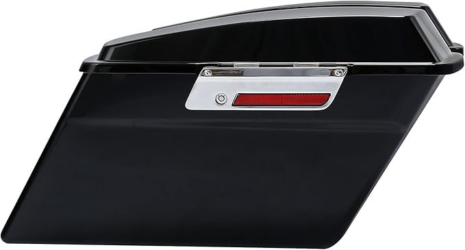 XFMT Hard Saddlebags Saddle Bag Turnk W/Black Conversion Brackets For Harley Heritage Softail Deluxe 1984-2017