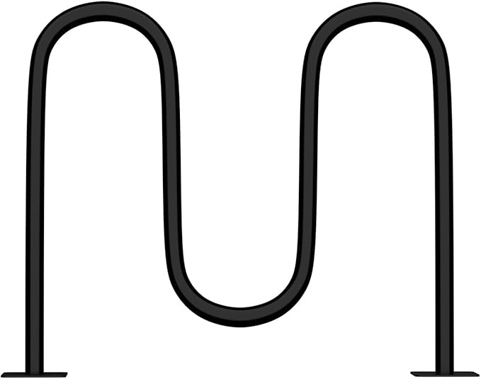 Sandbaggy Commercial Bike Racks - Galvanized Steel - Anti-Theft Design - In Ground, Apartments, Sidewalks, Industrial