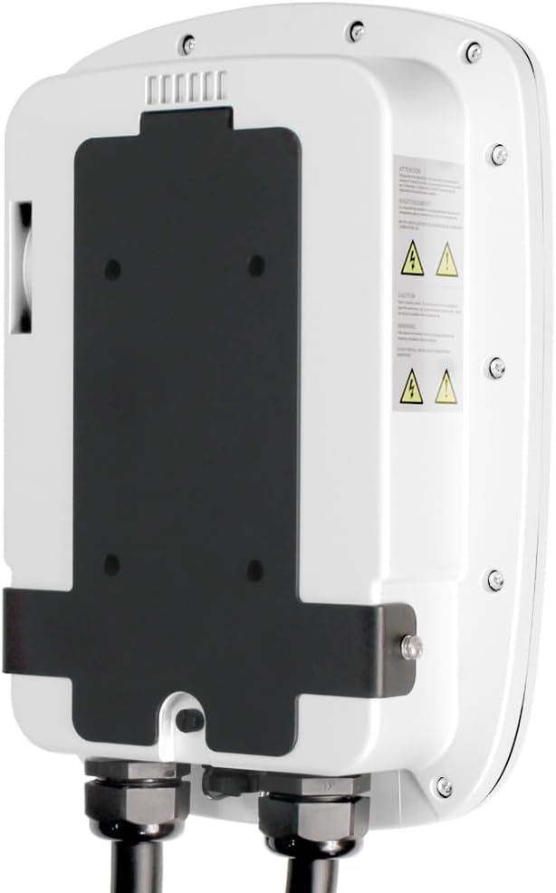 Leviton Level 2 EV Charger, 48 Amp, 208/240 VAC, 11.6 kW Output, 18' Charging Cable, Indoor/Outdoor Hardwired EV Charging Station, EV480 EVSE
