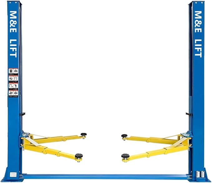 9000lbs 2 Post Car Lift Two/2 Post Lift Car Lift Automotive Lift for Repair Shop (220v)