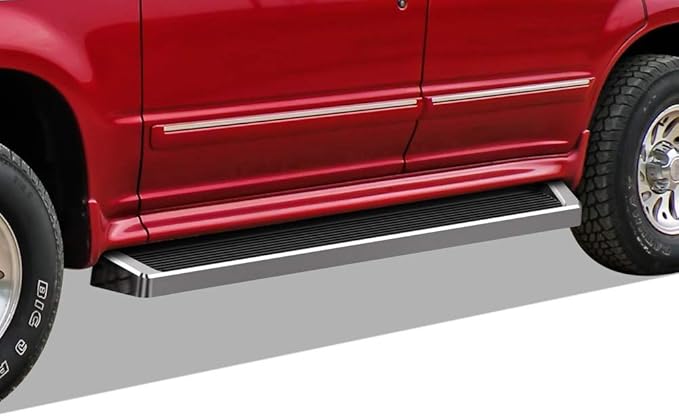 APS (Silver Running Board Style) Running Boards Nerf Bars Side Steps Step Compatible with Ford Explorer 1995-2001 4-Door (Exclude 02 Body Style and All Sport Trim Will Not Fit with Mud Flaps)