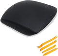 Leather Console Lid Armrest Cover Fits for Pilot 2009 2010 2011 2012 2013 2014 2015 (Leather Part Only) (Black)
