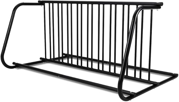 Commercial Floor Bike Rack Stand - 10-Bike Capacity, Premium Steel, Superior Stability, Suitable for Various Locations