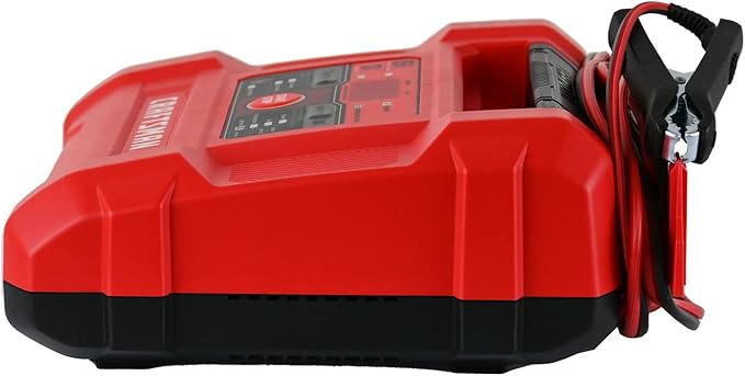 CRAFTSMAN Battery Charger and Maintainer, CMXCESM162, 4-in-1, Fully Automatic, Battery Tester, 15 Amps, 6 Volt, 12 Volt, for Car, SUV, Truck and Marine Batteries