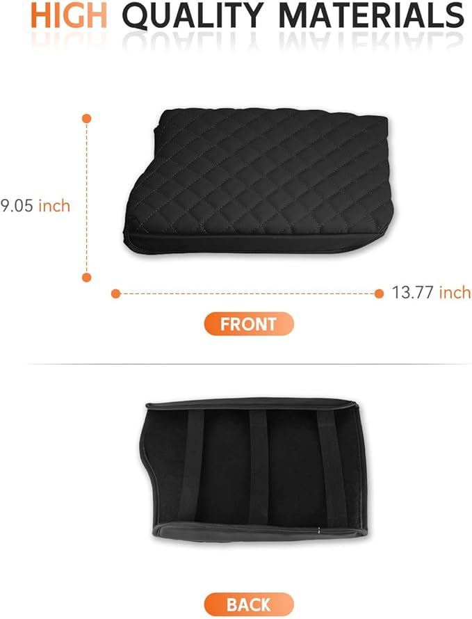 CDEFG for 2020-2025 Palisade Center Console Cover Armrest Cover for Palisade 2021 2022 2023 2024 2025 Accessories Console Arm Rest Protector Black