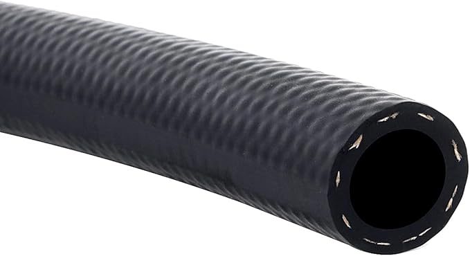 LokoCar Rubber Fuel Hose Line Push Lock 3/4" ID SAE 30R7 NBR 10ft 300PSI Black