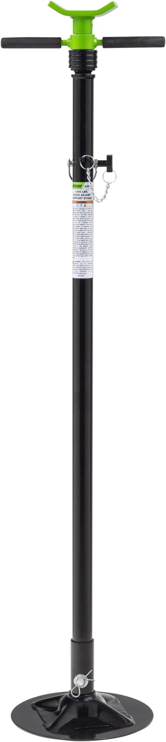 Arcan Quick Adjust Support Stand, 1,500 Lbs Capacity, ALSS15Q