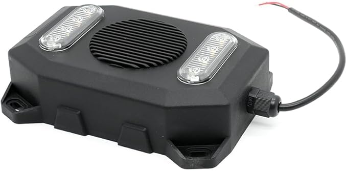 102dB Reversing Backup Alarm & Light Warning System – 12-24V Beep Sound Safety Alert for Vehicles (4PCS)