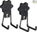 Strong Garage Magnetic Hooks, 2Pcs Large Heavy Duty Magnetic Hook with Anti-Slip, Magnet Hanger for Garage Tools, Hammer, Toolbox, Ropes, Drill