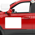 Set of 2 - Blank Car Door Magnet Sticker, Rounded Corners Magnetic Vehicle Sign, Perfect Magnet for Car to DIY Advertise Business and Cover Company Logo, Personalized Magnet Decal, White (18x12 inch)