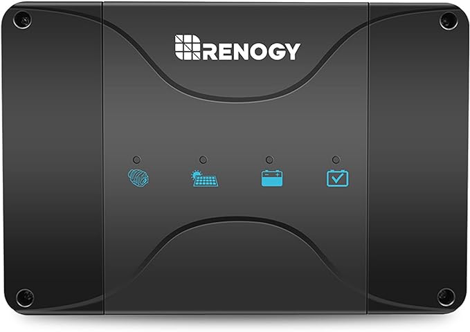 Renogy 12V 30A DC to DC Charger with MPPT & Multi-Stage Charging - Smart On-Board Battery Charger for Solar/Alternator Input - Charges Lithium, AGM, Gel, Flooded Batteries in RVs, Cars, Marine